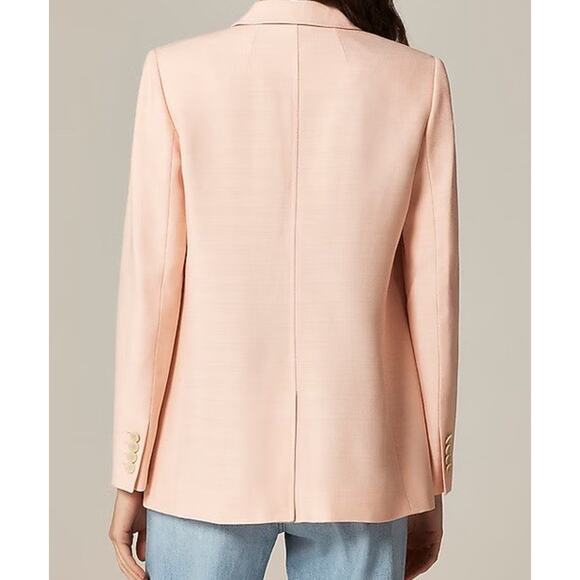 J Crew Arden Blazer Jacket Sz 2 NWT Blush Pink CK098 Academia Prep Capsule $278 - Picture 2 of 10